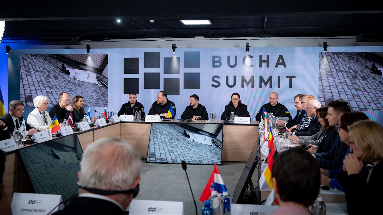 Фото для новини:Звернення Володимира Зеленського до учасників Бучанського саміту – 2026