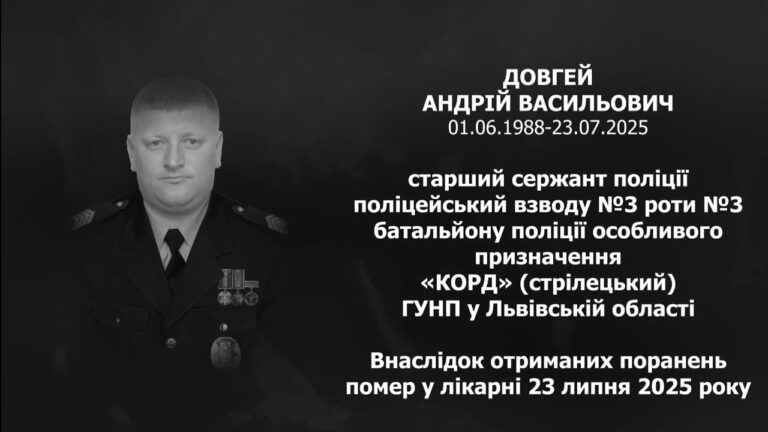 Фото для новини:#назавжди_в_строю:  Довгей Андрій Васильович