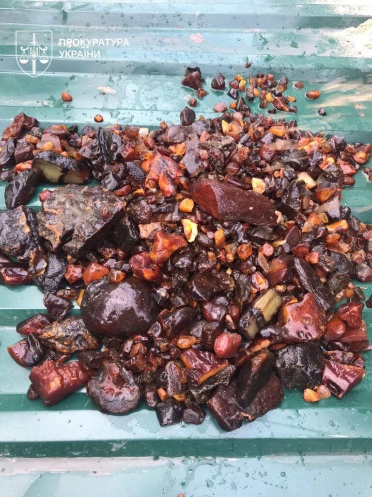 Фото для новини:На Рівненщині викрили схему видобутку бурштину на сотні мільйонів