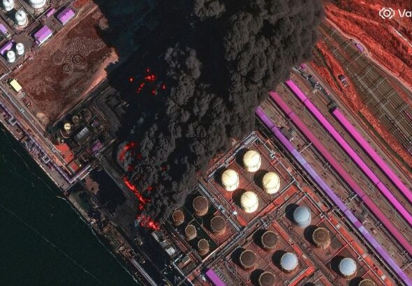 Фото для новини:Удари БпЛА зупинили газовий завод на Балтиці - ЗМІ