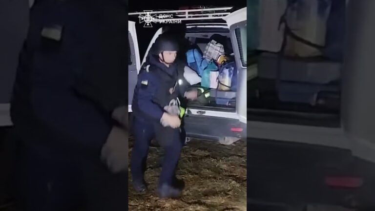 Фото для новини:2 дітей, жінку та їхнього улюбленця евакуювали на Сумщині!