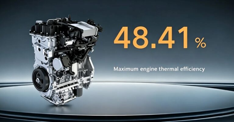 Фото для новини:Geely представила гібридну систему з рекордною ефективністю двигуна