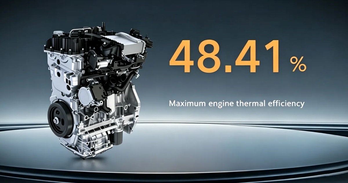 Фото для новини:Geely представила гібридну систему з рекордною ефективністю двигуна