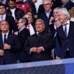 Фото для новини:Лапорту розлютило суддівство в матчі Барселони в ЛЧ аж до дзвінка Чеферіну