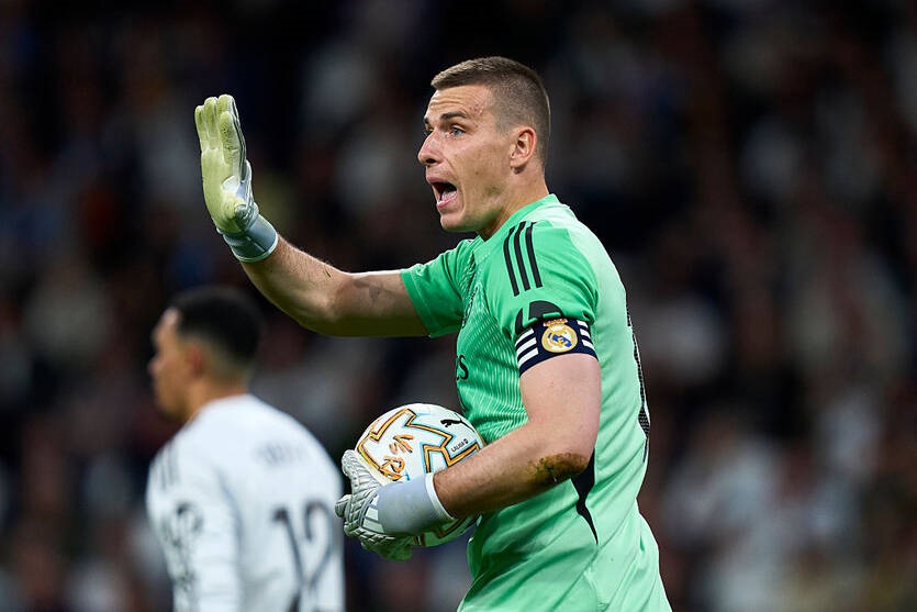 Фото для новини:Лунін став капітаном на матч Реала