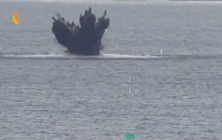 Фото для новини:Під Одесою знищили російський морський дрон