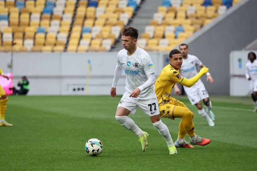 Фото для новини:Пізній ефект: Рух і Колос провели матч із результативним фіналом