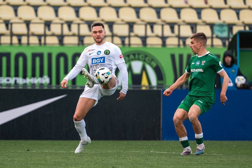 Фото для новини:Полісся у матчі без одного гравця суттєво обіграло Оболонь