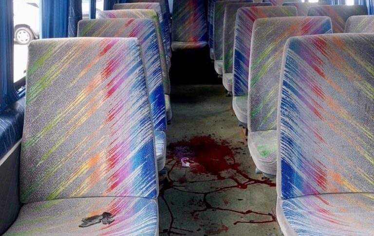 Фото для новини:Росіяни вдруге за день атакували автобус на Нікопольщині