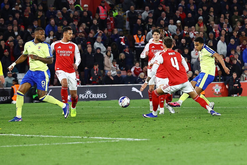 Фото для новини:Саутгемптон сенсаційно вибив Арсенал з Кубка Англії