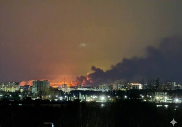 Фото для новини:Сили оборони вдарили по Ярославльському НПЗ