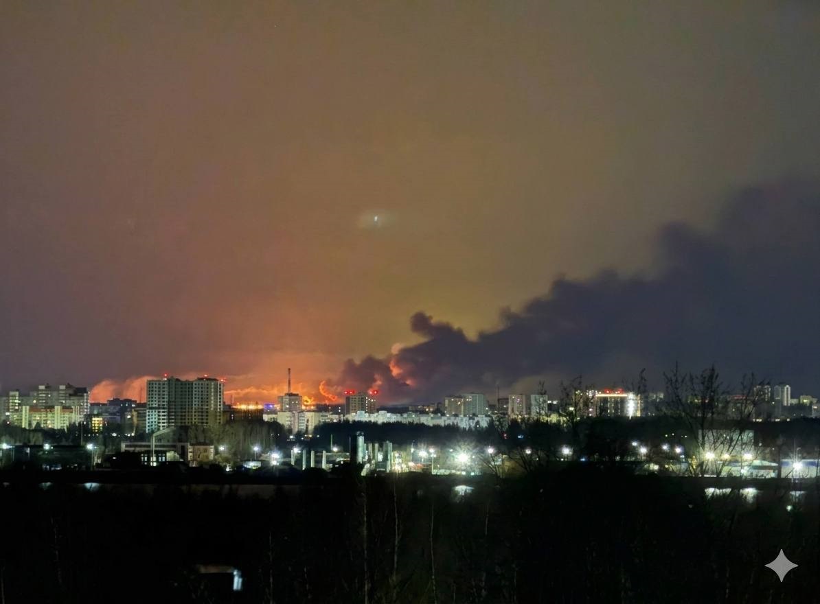 Фото для новини:Сили оборони вдарили по Ярославльському НПЗ