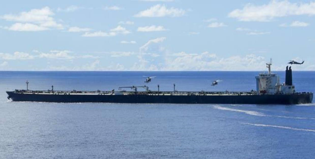 Фото для новини:США перехопили судно з іранською нафтою