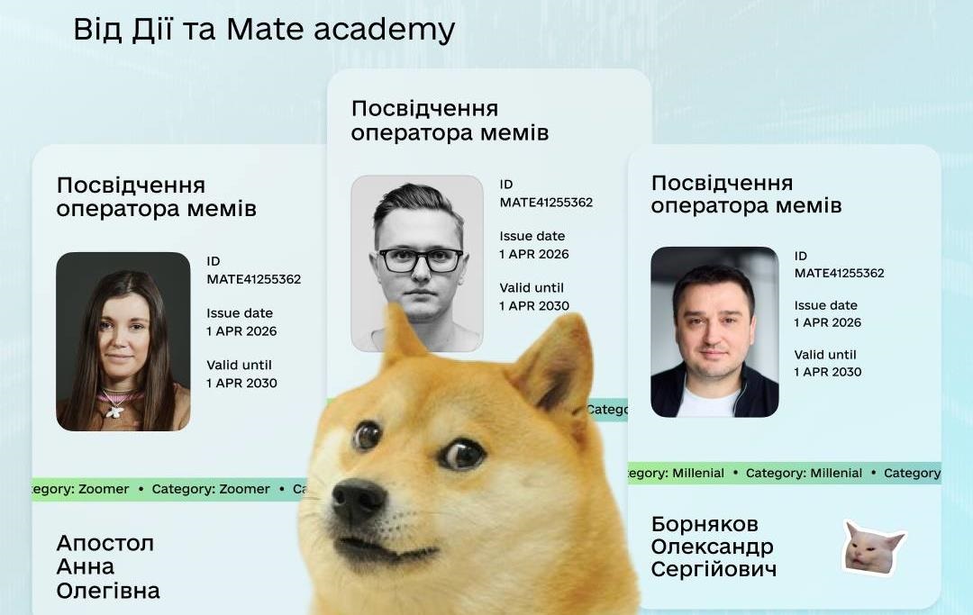 Фото для новини:В Дії запустили сертифікацію для шанувальників мемів