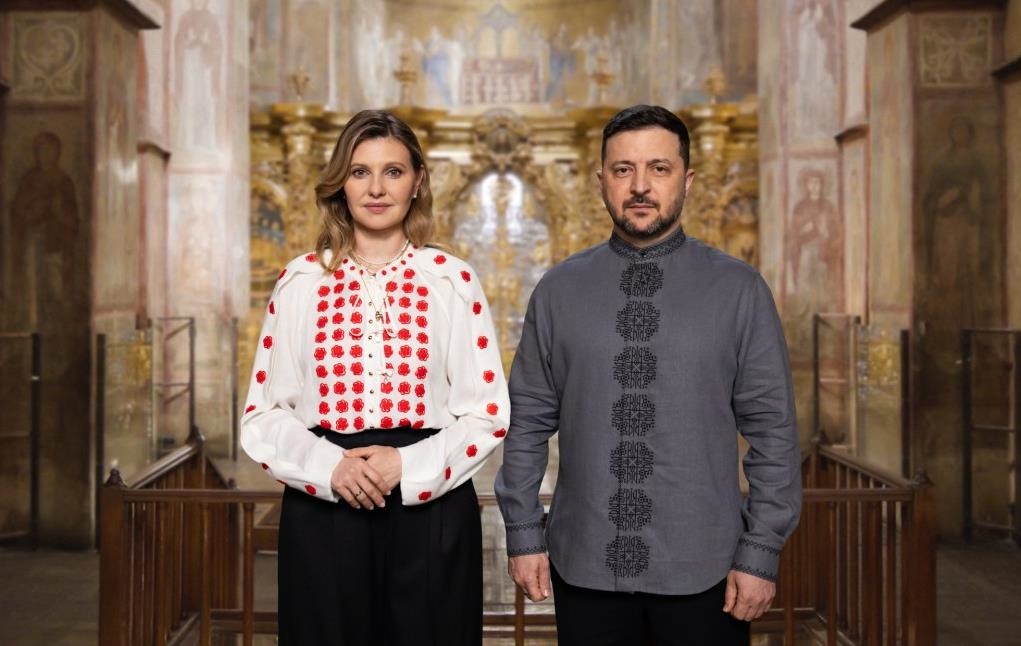 Фото для новини:Зеленські привітали українців з Великоднем