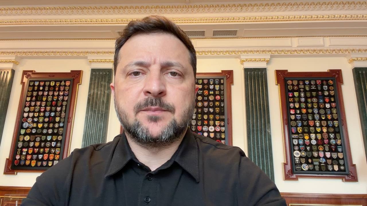 Фото для новини:Звернення Володимира Зеленського наприкінці 1556-го дня війни