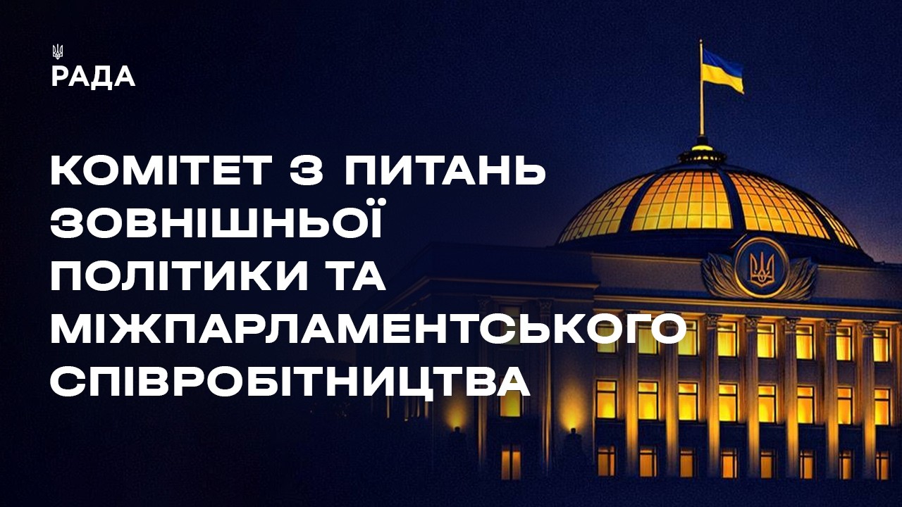 Фото для новини:Засідання Комітету з питань зовнішньої політики та міжпарламентського співробітництва 13.05.2026