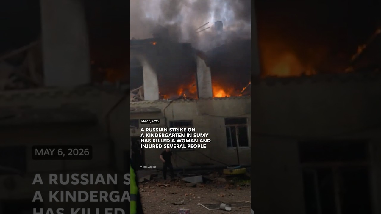 Фото для новини:Russia struck a kindergarten in Sumy on May 6, 2026