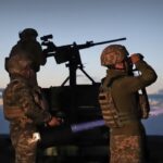 Фото для новини:Київ атакували дрони, працювала ППО