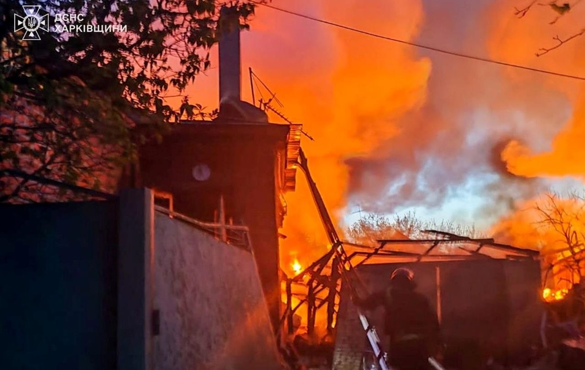Фото для новини:На Харківщині шестеро постраждалих через атаку дронів