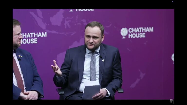 Фото для новини:Олексій Кулеба взяв участь у конференції Chatham House та ЄБРР