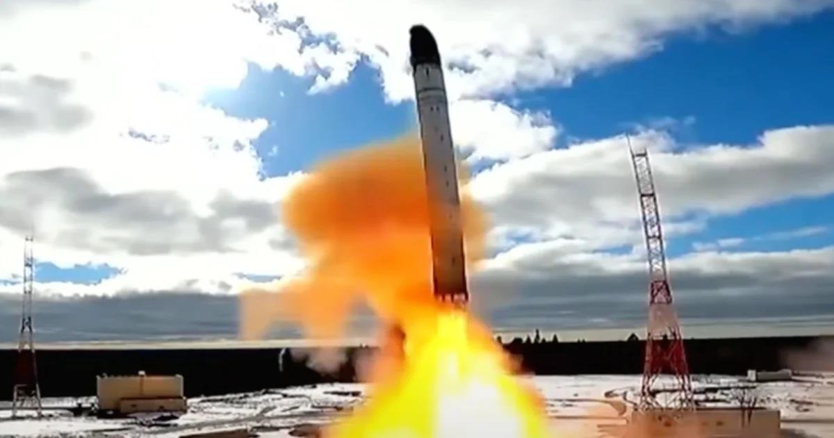 Фото для новини:Ракета Сармат. Нові випробування в Росії