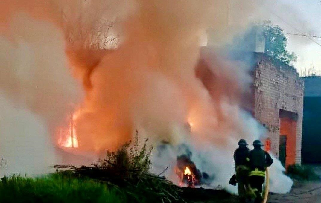 Фото для новини:Росія дронами атакувала Павлоград: троє потерпілих