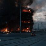 Фото для новини:Рятувальники понад 15 годин гасили пожежі після атаки РФ - Зеленський