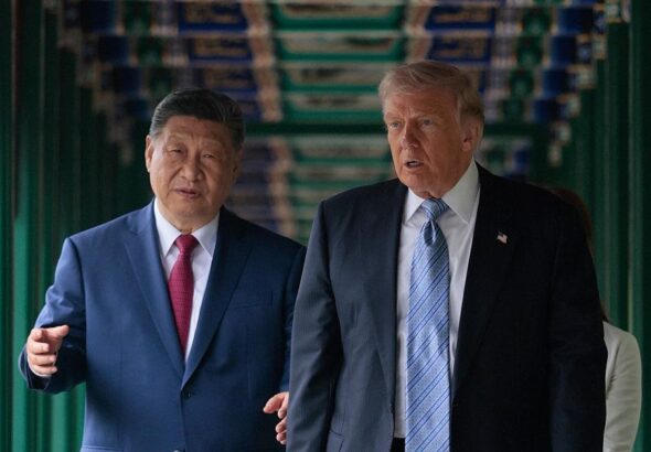 Фото для новини:Трамп і Сі у Пекіні обговорили війну в Україні