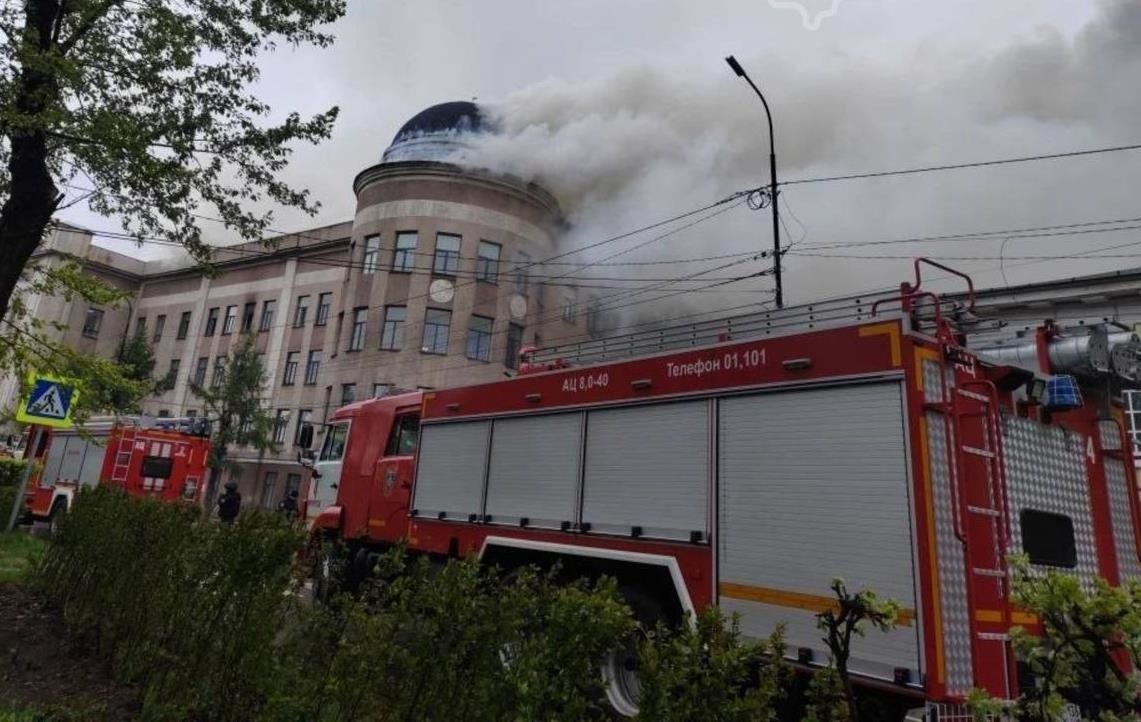 Фото для новини:У Іркутську спалахнув науково-дослідний інститут