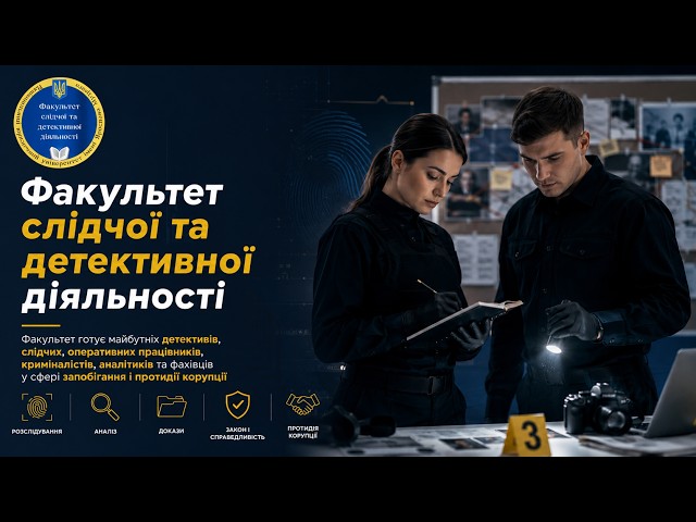 Фото для новини:Факультет слідчої та детективної діяльності