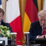 Фото для новини:Макрон різко відреагував на торговельні погрози Трампа