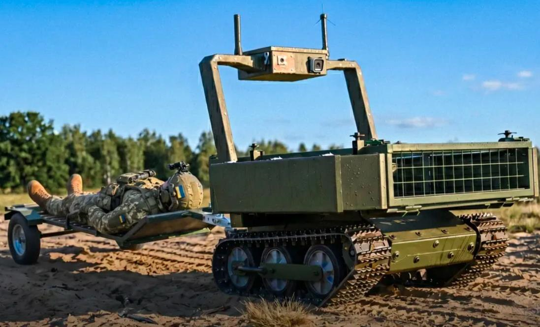 Фото для новини:Модернізований наземний робот Вепр посилить арсенал медеваків у ЗСУ