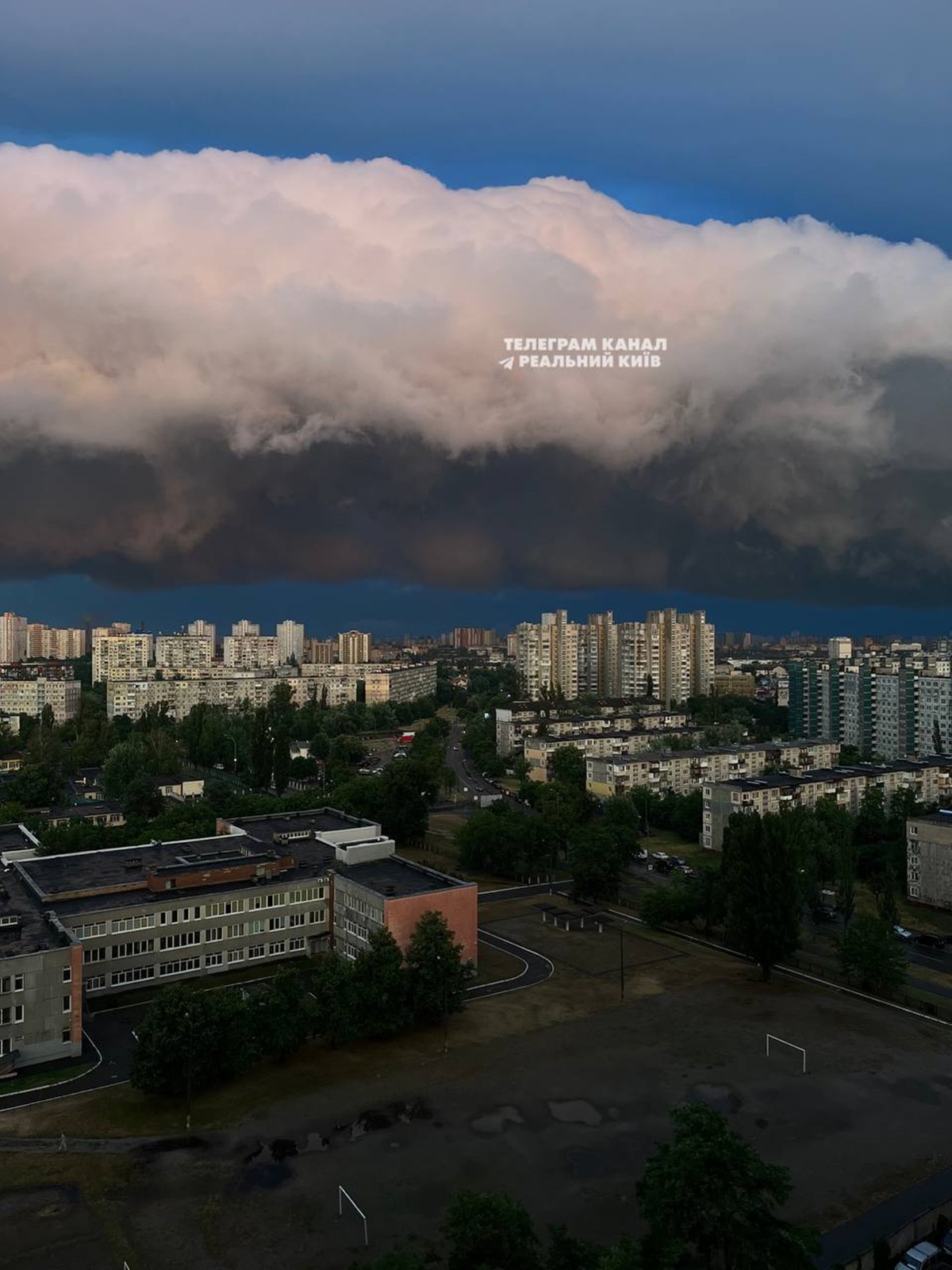 Фото для новини:Негода в Києві: падають дерева, перебої зі світлом