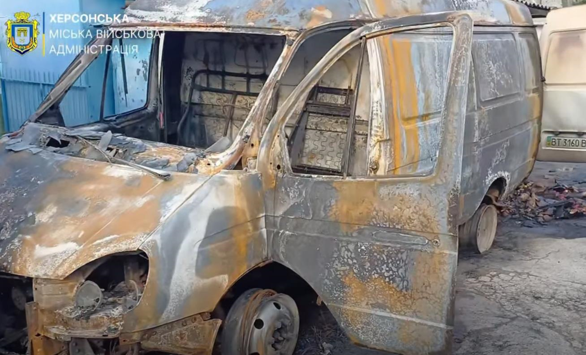 Фото для новини:Росіяни атакували дроном ринок у Херсоні