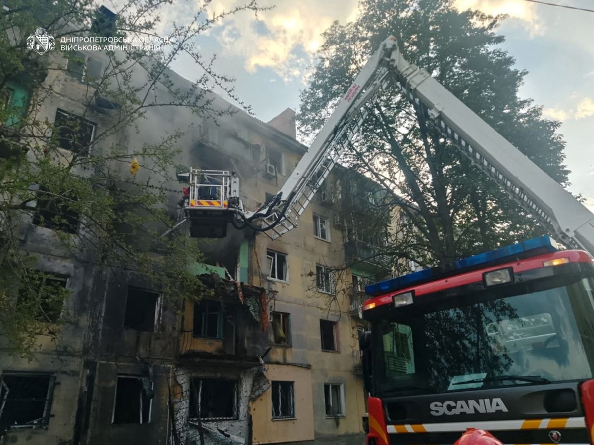 Фото для новини:Росіяни вдарили по Павлограду: п'ятеро поранених