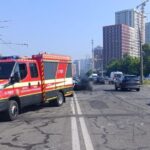 Фото для новини:Смертельна ДТП в Києві на Виноградарі: рух ускладнений в обох напрямках