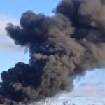 Фото для новини:У Краснодарському краї РФ горить нафтобаза після атаки дронів