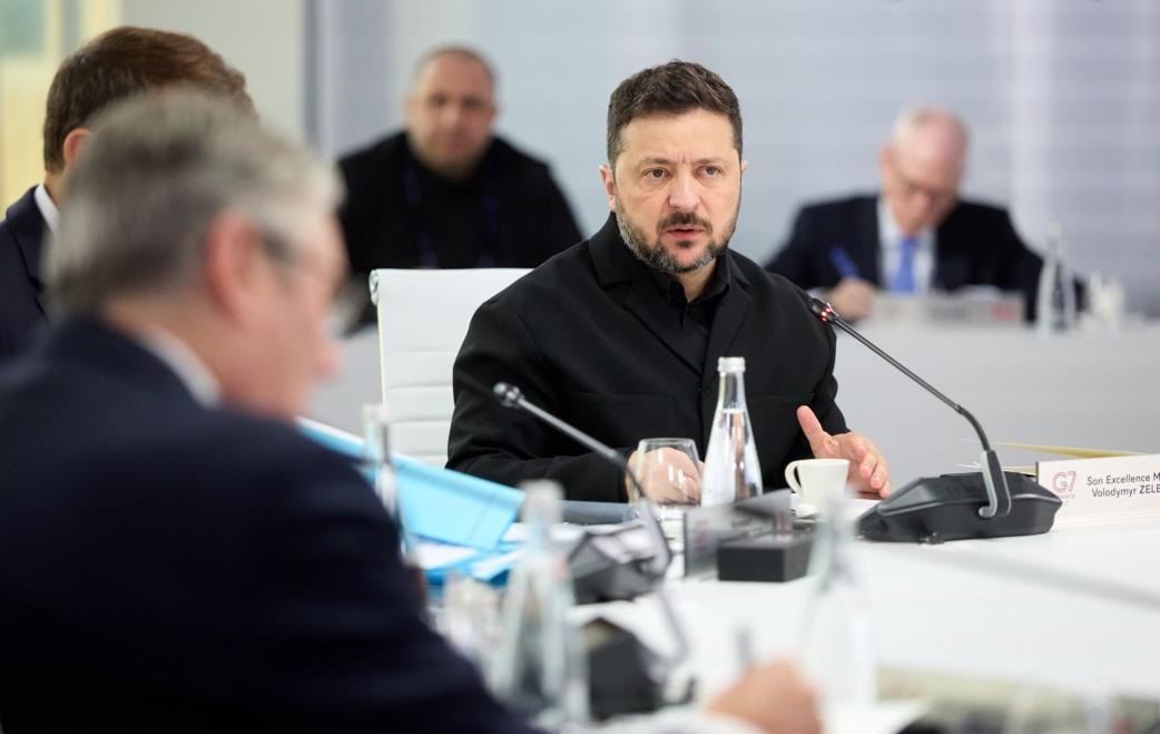 Фото для новини:Зеленський підвів підсумки зустрічей на саміті G7