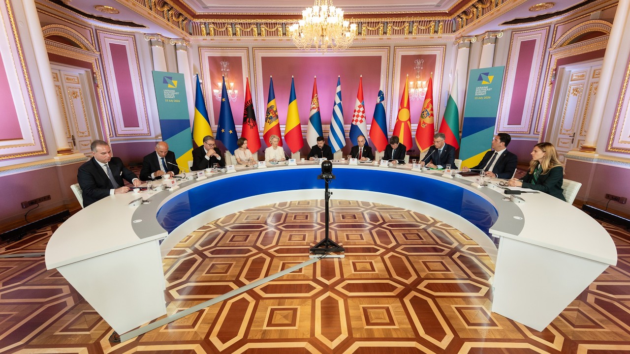 Фото для новини:Виступ Президента Зеленського на V саміті «Україна – Південно-Східна Європа»