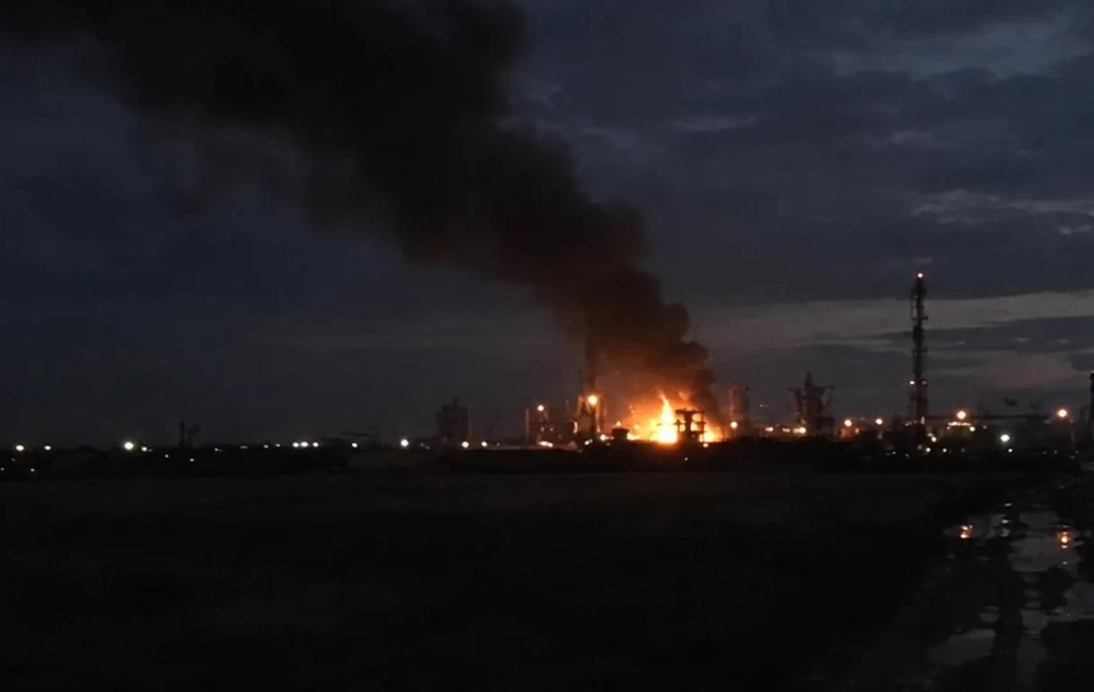 Фото для новини:На Полтавщині атаковано підприємство Нафтогазу