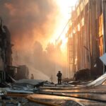 Фото для новини:Наслідки нічної атаки на Київ: двоє людей загинули