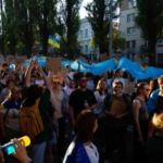 Фото для новини:У Києві активісти влаштували ходу за реформи в оборонному секторі
