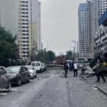 Фото для новини:У Києві перекрили рух на низці вулиць через атаку Росії