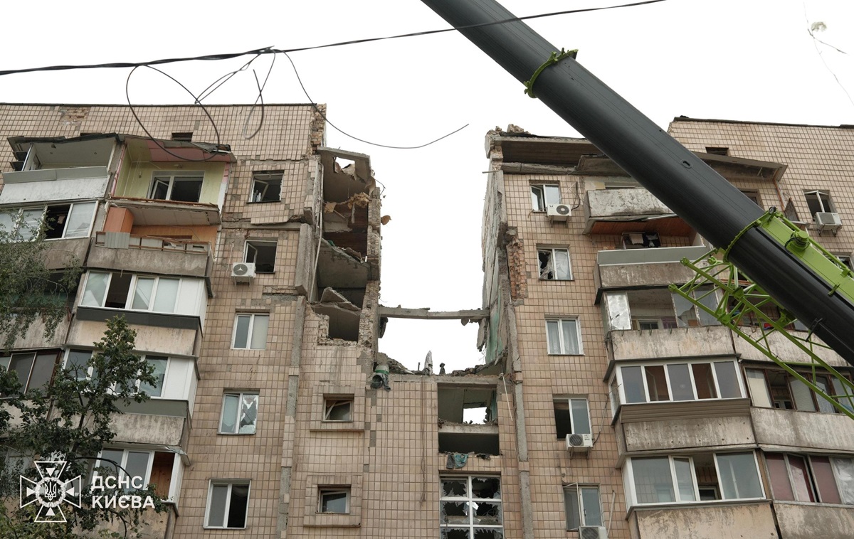 Фото для новини:Удар по Києву: завершено пошукові роботи