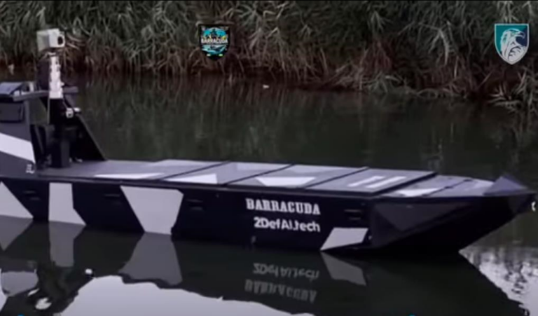 Фото для новини:ВМС показали, як працює морський дрон Баракуда