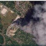 Фото для новини:З'явилися супутникові знімки пожеж на складах Wildberries у РФ
