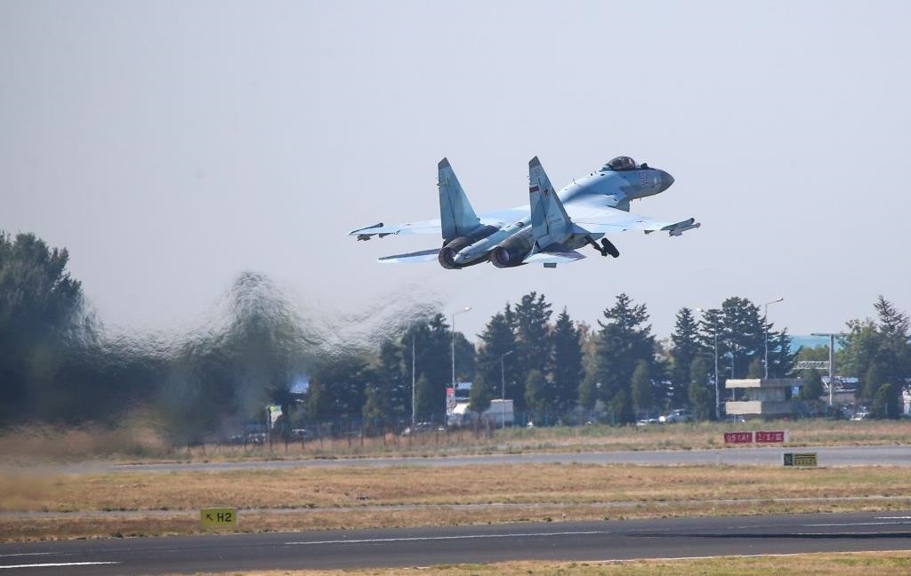 Фото для новини:Збито російський винищувач Cу-35 - ПС