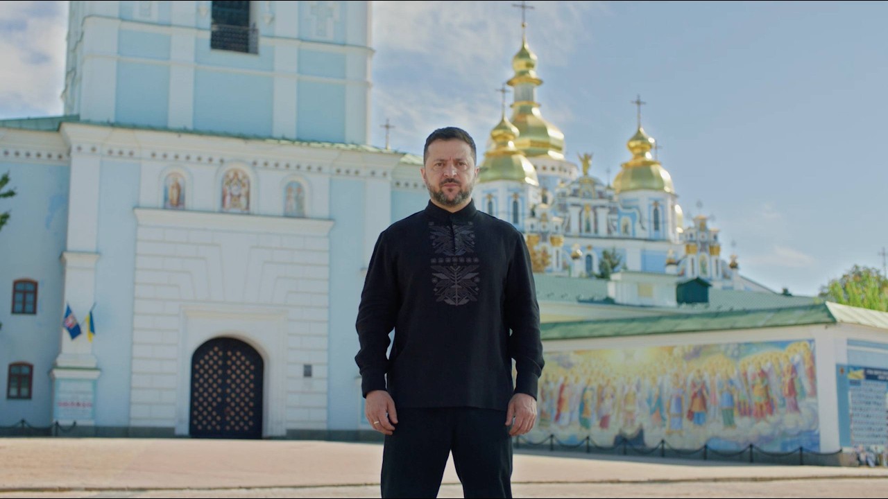 Фото для новини:Звернення Володимира Зеленського з нагоди Дня Незалежності України