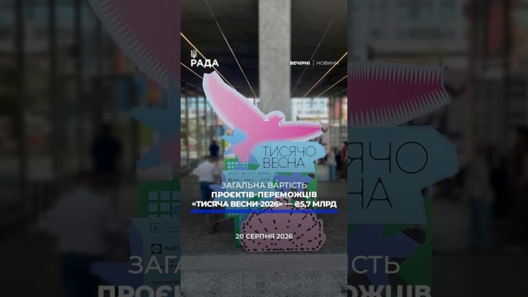 Фото для новини:🗓️ 20.08.2026🌙 Вечірні новини🔴 1639-й день війни